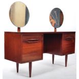 WHITE & NEWTON AFROMOSIA TEAK WOOD DRESSING TABLE DESK