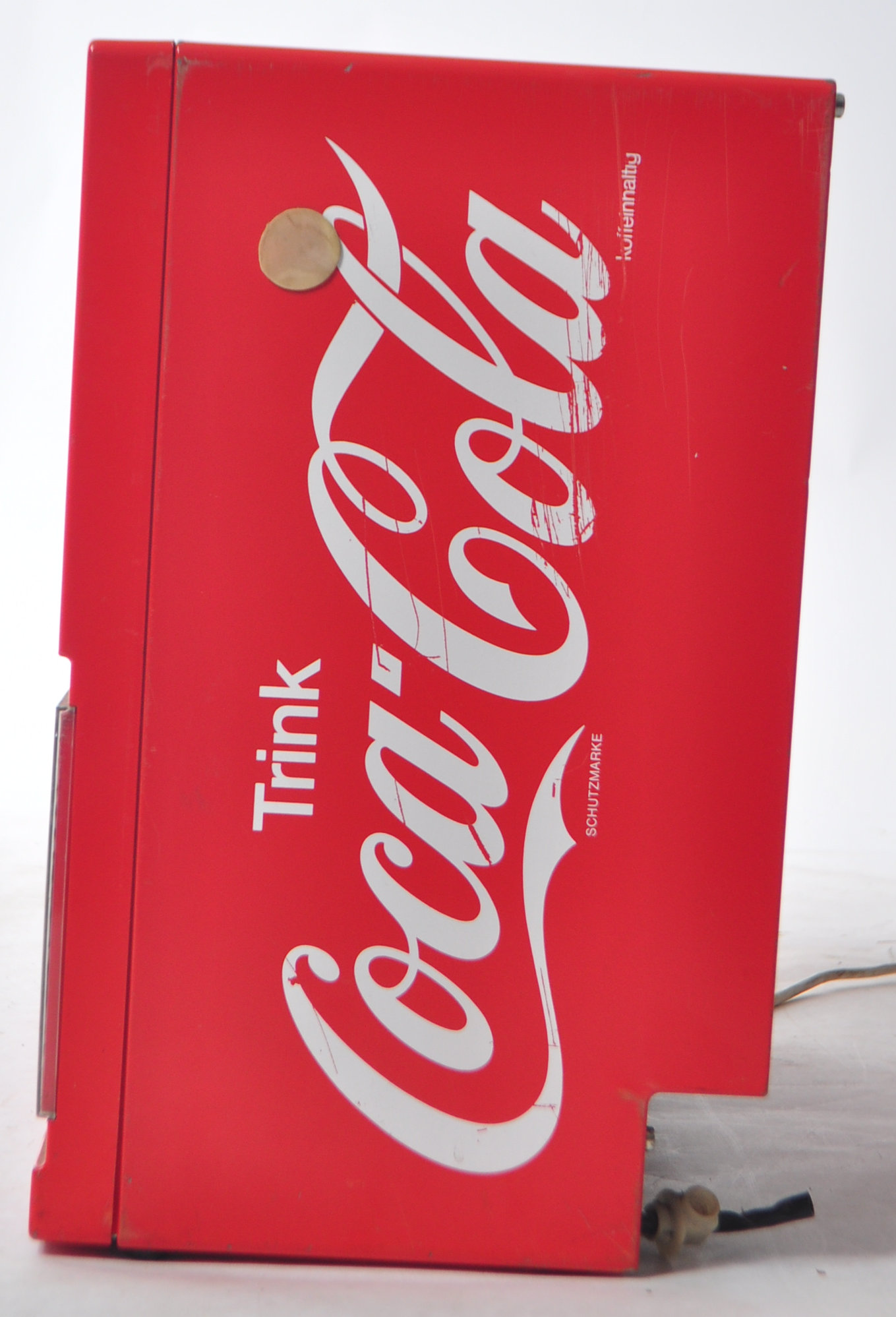 VINTAGE GERMAN COCA COLA DRINKS ADVERTISING VENDING MACHINE - Image 6 of 6