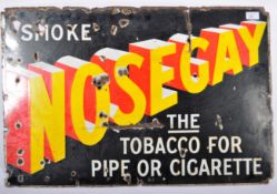 NOSEGAY VINTAGE ENAMELED POINT OF SALE ADVERTISING SIGN