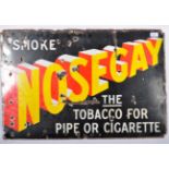 NOSEGAY VINTAGE ENAMELED POINT OF SALE ADVERTISING SIGN