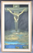 AFTER SALVADOR DALI COLOURED PRINT ENTITLED 'CHRIST OF ST. JOHN OF THE CROSS