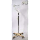 MID CENTURY INDUSTRIAL FREESTANDING ANGLEPOISE LAMP LIGHT