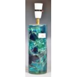 ORIGINAL PROVA SHATTERLINE BLUE RESIN TABLE LAMP