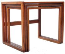 G PLAN TEAK WOOD NEST OF THREE TABLES