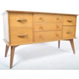 GOOD MID CENTURY LIGHT OAK SIDEBOARD IN THE MANNER OF G-PLAN