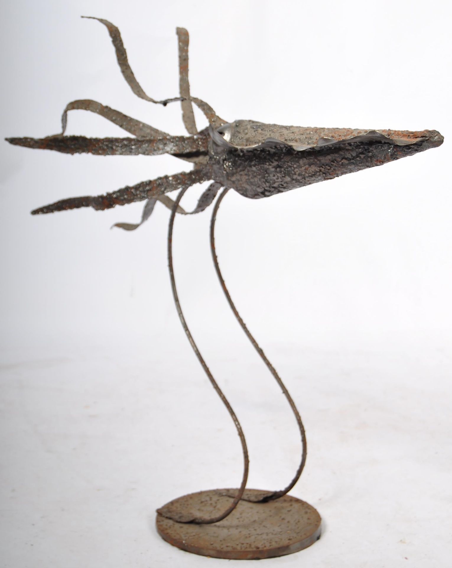 LARGE 20TH CENTURY METAL SCULPTURE OF A SQUID - Bild 9 aus 13