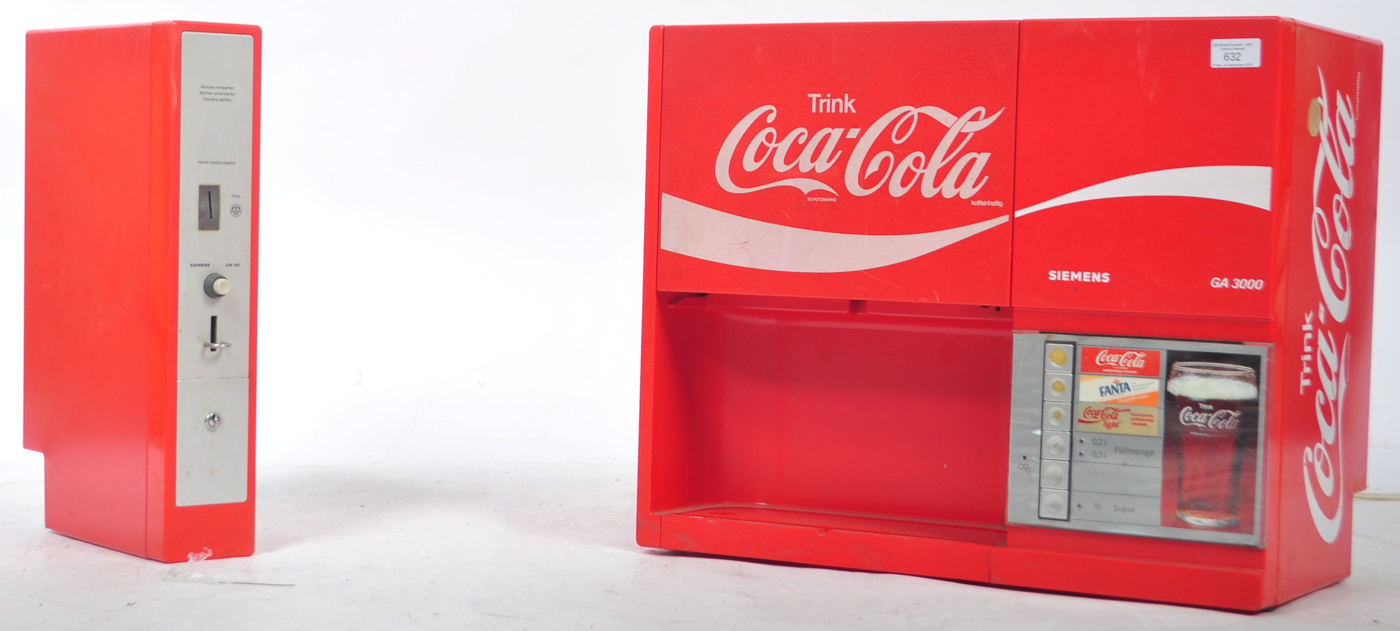 VINTAGE GERMAN COCA COLA DRINKS ADVERTISING VENDING MACHINE