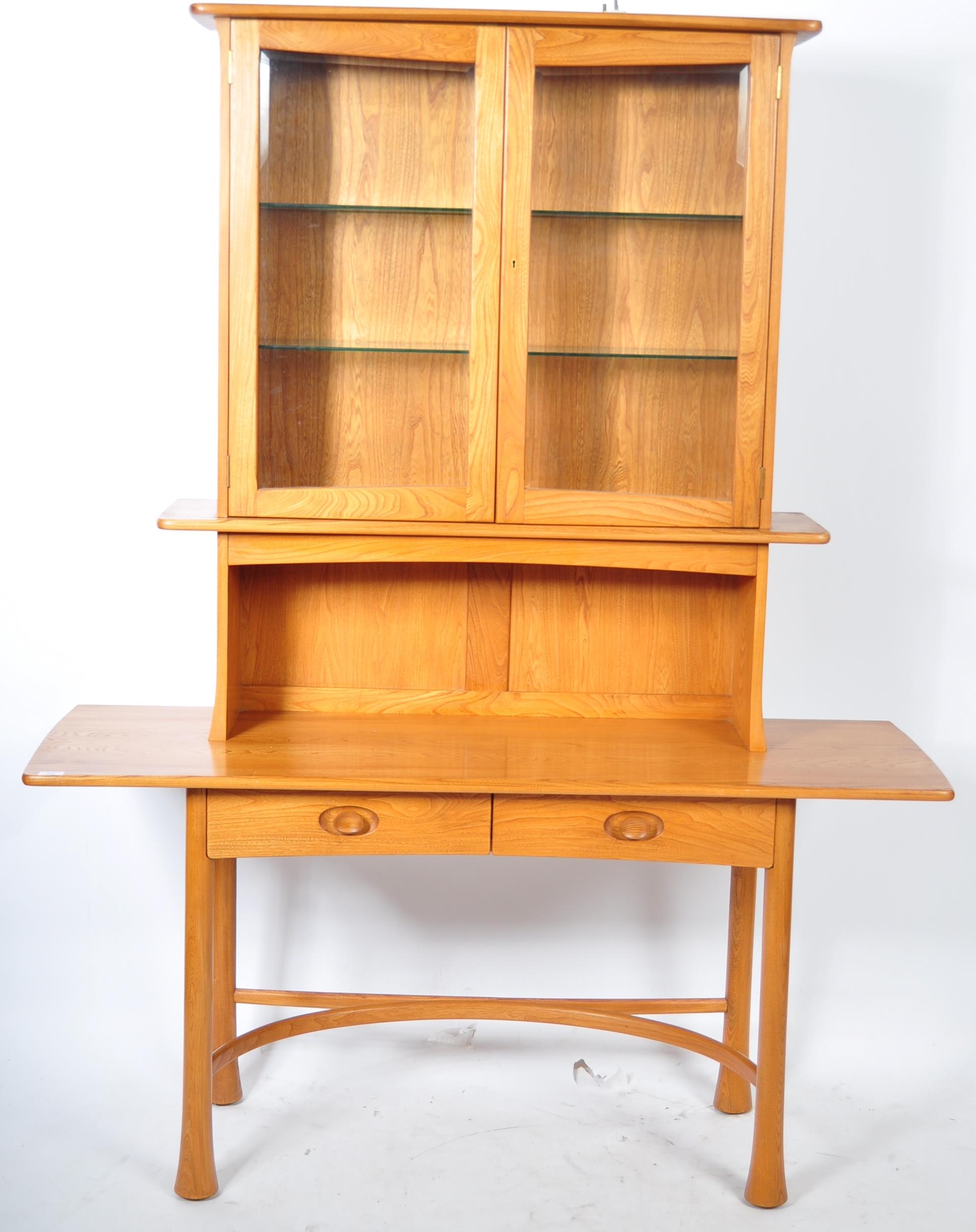 RARE ERCOL KELMSCOT CABINET BOOKCASE DESK - Image 2 of 11