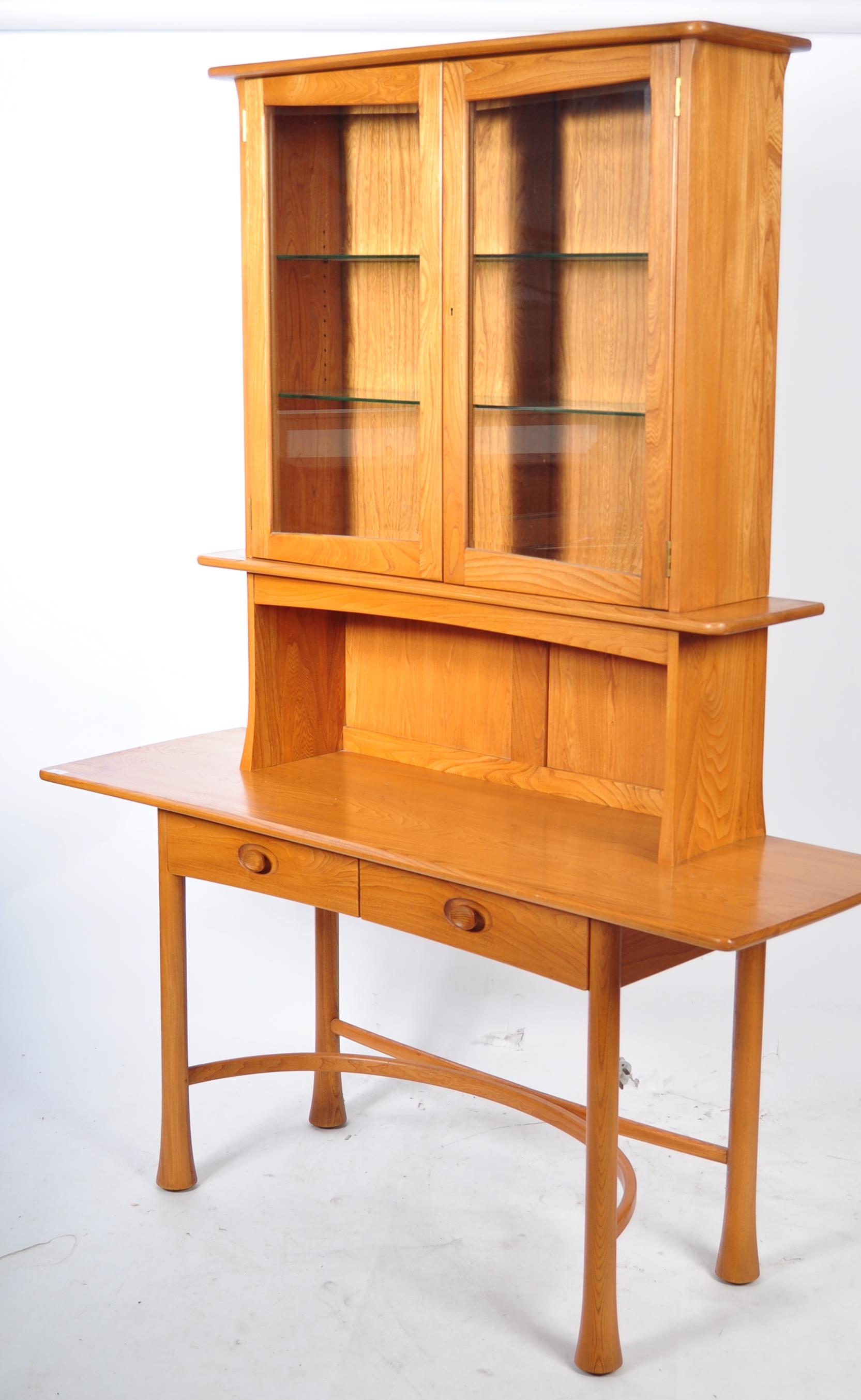 RARE ERCOL KELMSCOT CABINET BOOKCASE DESK - Image 10 of 11