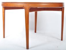 CJ ROSENGAARDEN DANISH RETRO TEAK WOOD DINING TABLE