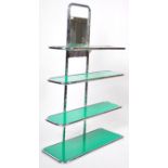 20TH CENTURY ART DECO CHROME SHOP DISPLAY STAND / SHELVING UNIT