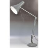 HERBERT TERRY MODEL 90 ANGLEPOISE TABLE LAMP FINISHED IN GREY