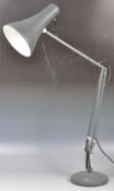 HERBERT TERRY MODEL 90 ANGLEPOISE TABLE LAMP FINISHED IN GREY