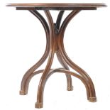 DINETTE MID CENTURY RETRO VINTAGE CAFE / BAR TABLE OF OAK CONSTRUCTION