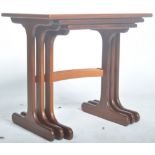 VICTOR B. WILKINS - G-PLAN - FRESCO - 1960'S RETRO TEAK NEST OF TABLES