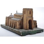 INCREDIBLE LARGE MODEL OF A CHURCH WITH FULLY APPOINTED INTERIOR