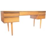 AVALON MID CENTURY RETRO TEAK TWIN PEDESTAL DESK