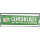 CONSULATE COOL AS A MOUNTAIN STREAM CIGARETTES ADVERTISING LIGHTBOX