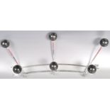 SET OF RETRO MOUNTING SPUTNIK ATOMIC SPACE AGE COAT HOOK RACK