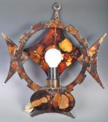 SUPERB MID CENTURY ABSTRACT WALL SCONCE BY HENRICK HORST
