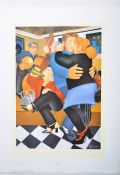 BERYL COOK SIGNED PRINT ENTITLED ' SHALL WE DANCE '