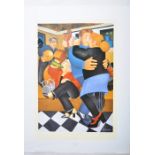 BERYL COOK SIGNED PRINT ENTITLED ' SHALL WE DANCE '