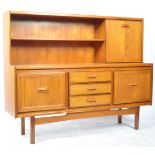 WILLIAM LAWRENCE 20TH CENTURY RETRO TEAK HIGH-BOARD SIDEBOARD