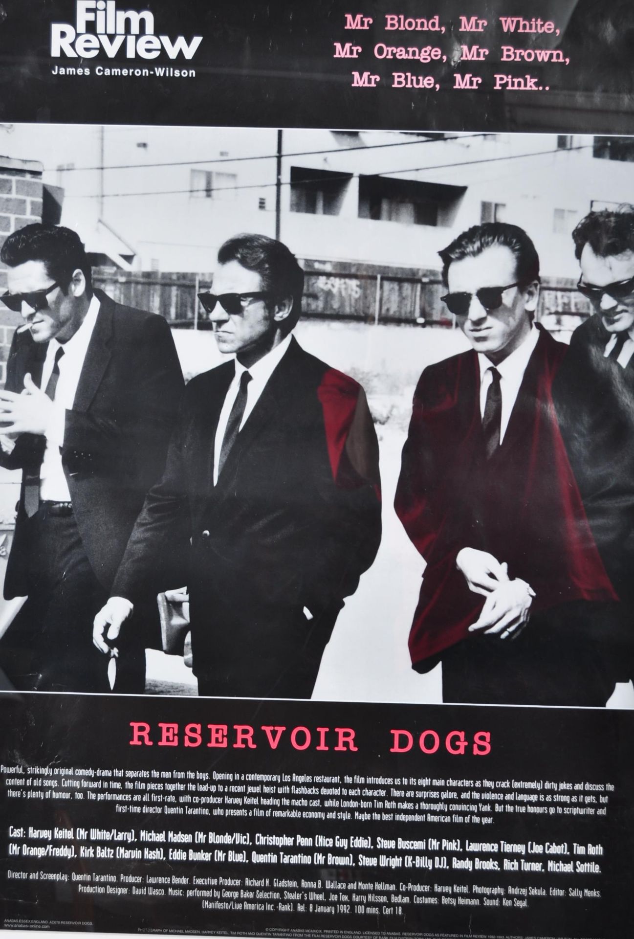 CLASSIC FILM POSTERS - SCARFACE & RESERVOIR DOG - Image 5 of 6