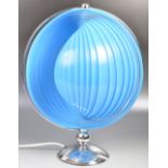 VERNER PANTON FOR LOUIS POULSEN MOON LAMP LIGHT HAVING A BLUE ARTICULATED SHADE