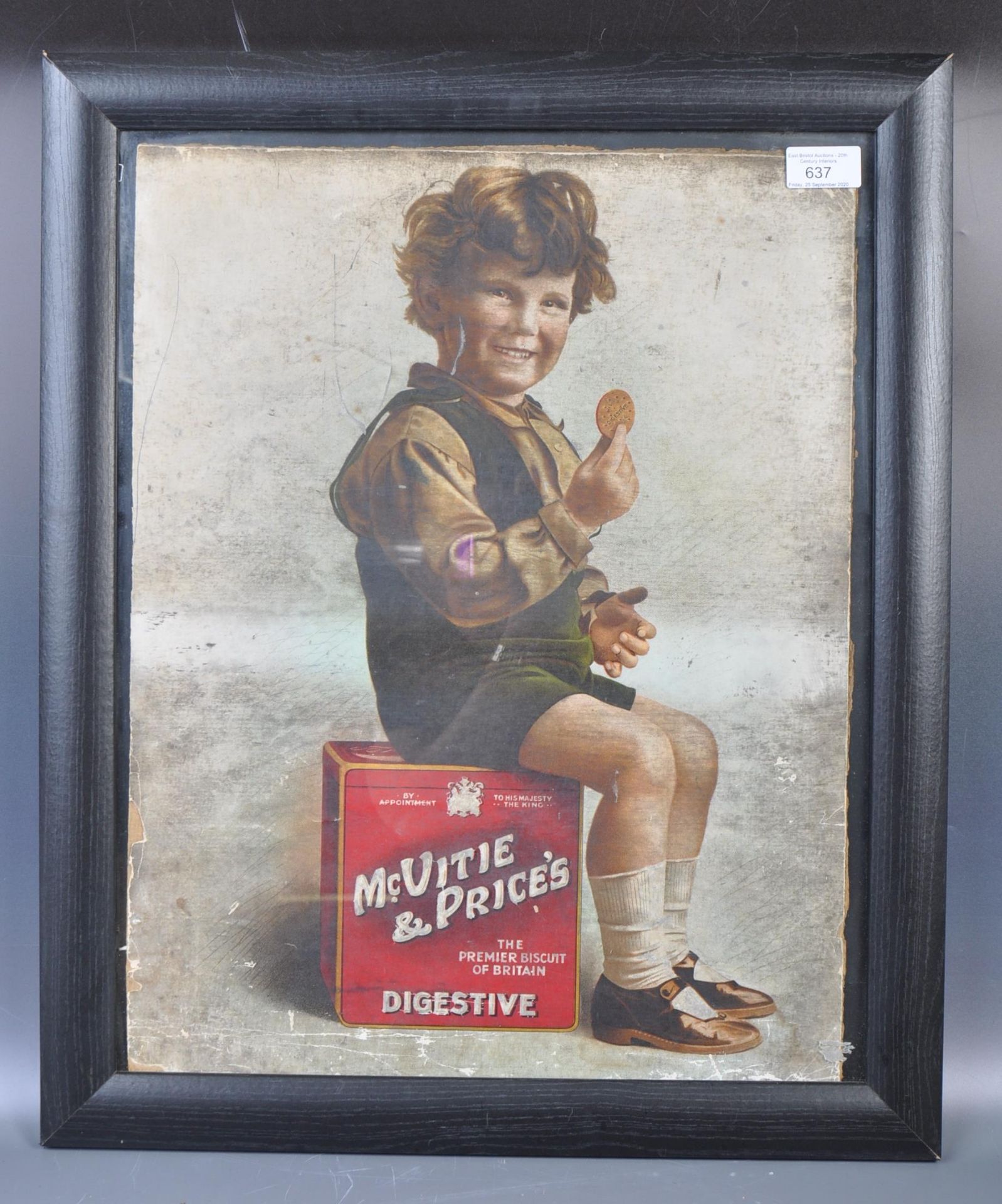 MCVITIE & PRICE'S POINT OF SALE ADVERTISING SHOWCARD