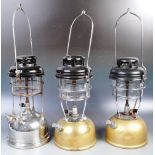 GROUP OF THREE RETRO VINTAGE TILLEY LAMPS MODEL 171