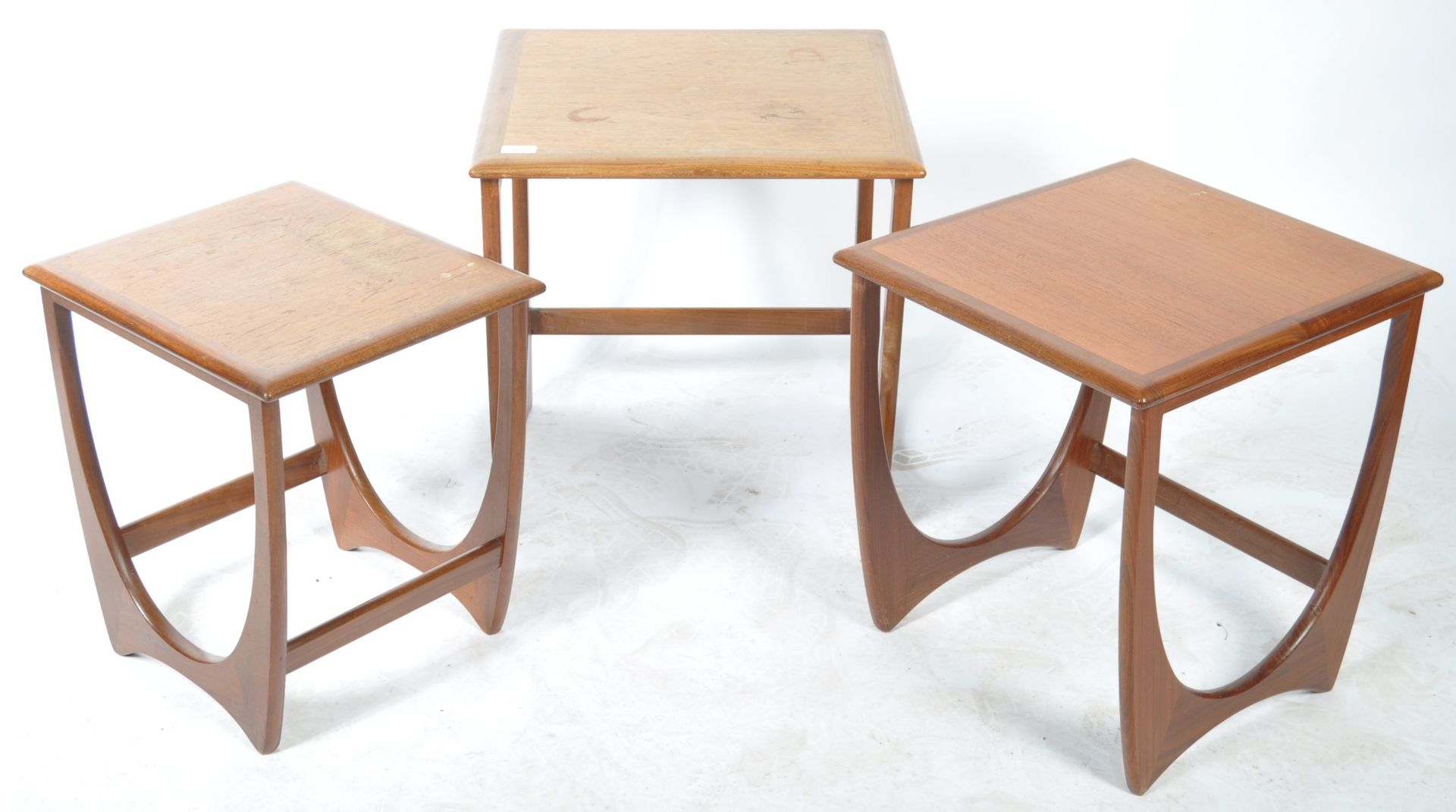G PLAN ASTRO NEST OF TEAK TABLES IN THE ASTRO PATTERN - Image 3 of 4
