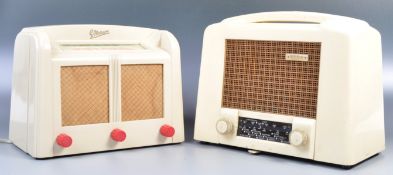 MARCONI AND EKCO - TWO MID CENTURY BAKELITE CASED RADIOS