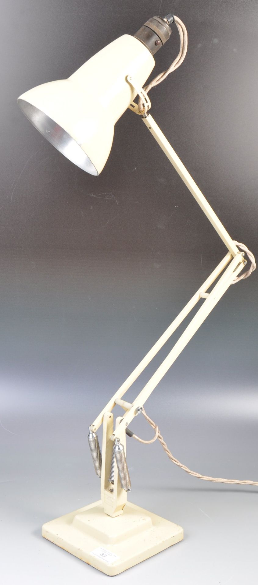 HERBERT TERRY 1227 ANGLEPOISE TABLE / DESK LAMP IN ORIGINAL CREAM - Bild 5 aus 5