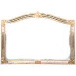CONTEMPORARY ANTIQUE STYLE GILT FRAMED WALL HANGING MIRROR