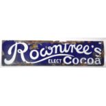 EARLY 20TH CENTURY ROWNTREE'S ENAMEL POINT OF SALE ADVERTISING SIGN