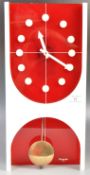 PRESTA JAPANESE RETRO 1970'S ACRYLIC WALL HANGING CLOCK