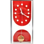 PRESTA JAPANESE RETRO 1970'S ACRYLIC WALL HANGING CLOCK