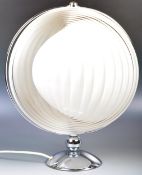 RETRO TABLE LAMP LIGHT IN THE MANNER OF VERNER PANTON MOON LAMP