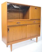 SCHREIBER FURNITURE 1960'S TEAK WOOD HIGHBOARD SIDEBOARD