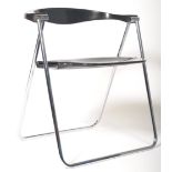 FREDERICK SCOTT FOR HILLE FURNITURE CHROME FOLDING CHAIR