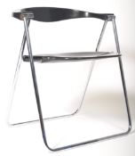 FREDERICK SCOTT FOR HILLE FURNITURE CHROME FOLDING CHAIR