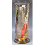 LARGE AND IMPRESSIVE STUDIO ART GLASS VASE