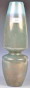 STUNNING LARGE 20TH CENTURY IRIDESCENT WAISTED VASE