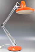 FANTASTIC FASE MADE 1960'S CHROME AND ENAMEL ANGLEPOISE DESK LAMP