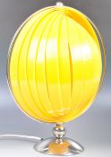 RETRO TABLE LIGHT IN THE MANNER OF VERNER PANTON MOON LAMP