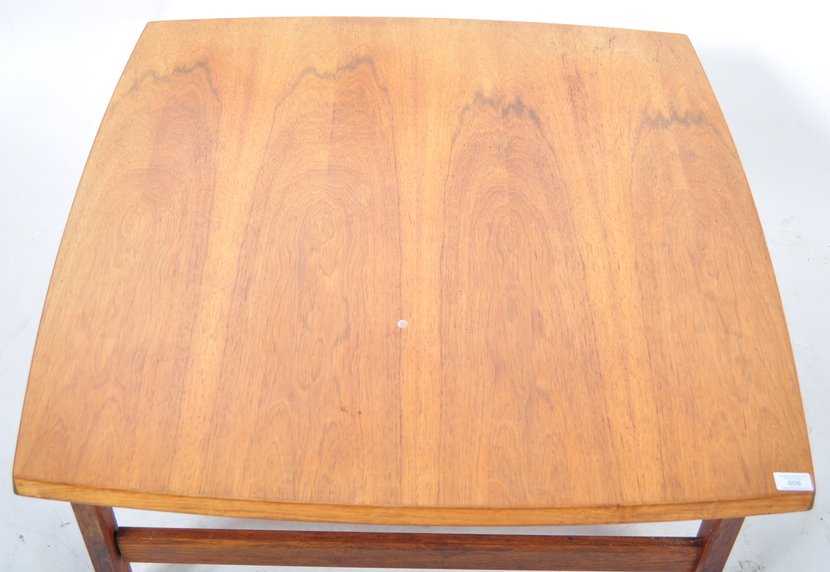 20TH CENTURY RETRO VINTAGE AFROMOSIA TEAK WOOD COFFEE TABLE - Image 3 of 3