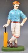 DECORATIVE VICTORIAN STYLE CRICKETER DOORSTOP FIGURE