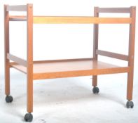 BRDR FURBO - SPOTTRUP - RETRO TEAK TWO TIER TEA TROLLEY