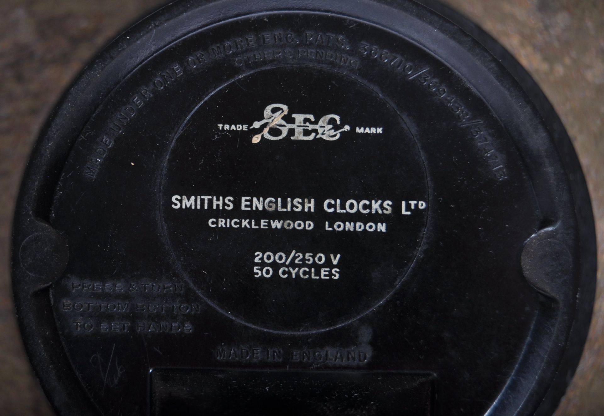 20TH CENTURY SMITHS SECTRIC INDUSTRIAL FACTORY / STATION CLOCK - Bild 6 aus 6